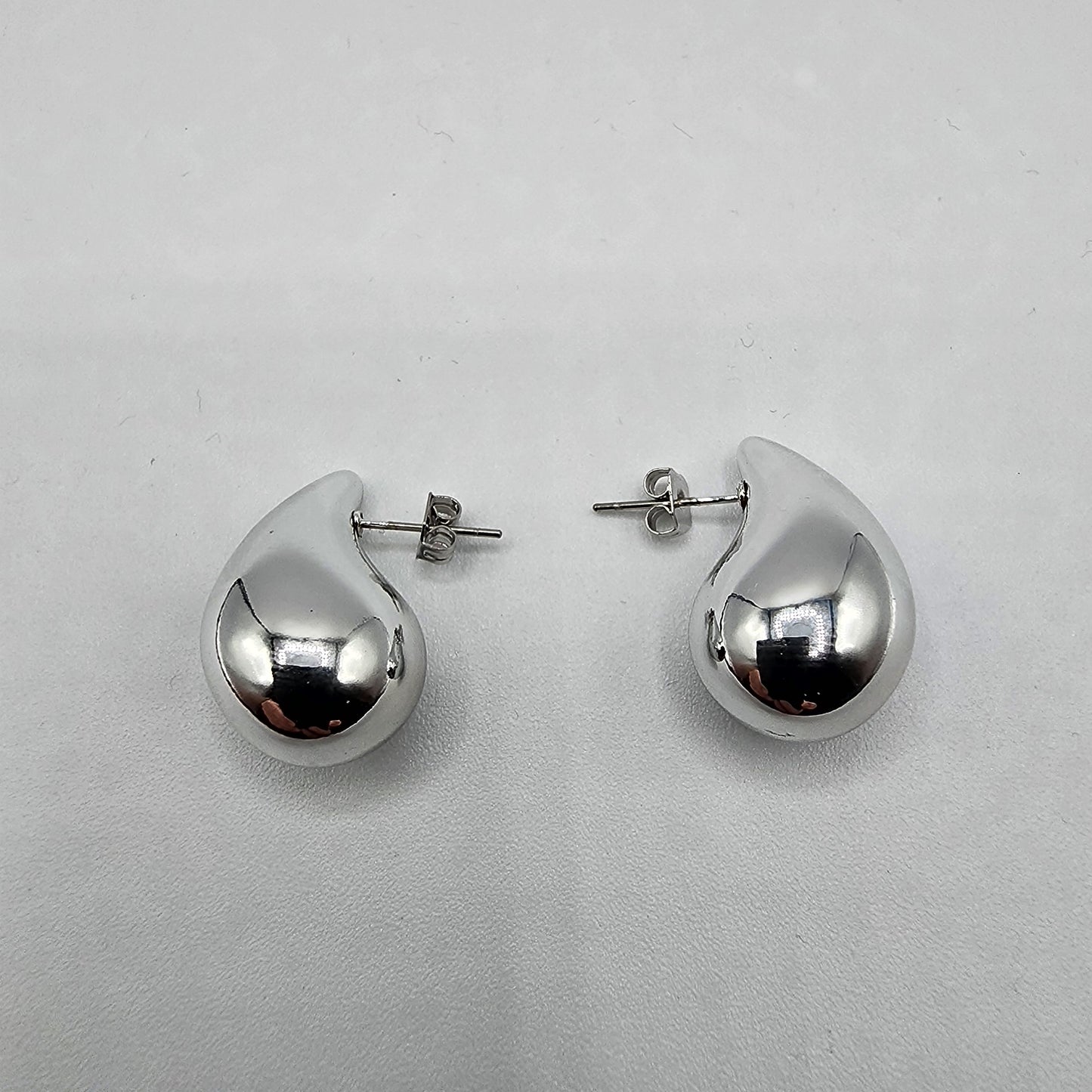Trendy Stainless Steel needle medium water drop earrings