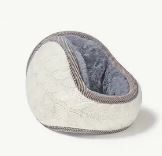 Wool knitted earmuffs