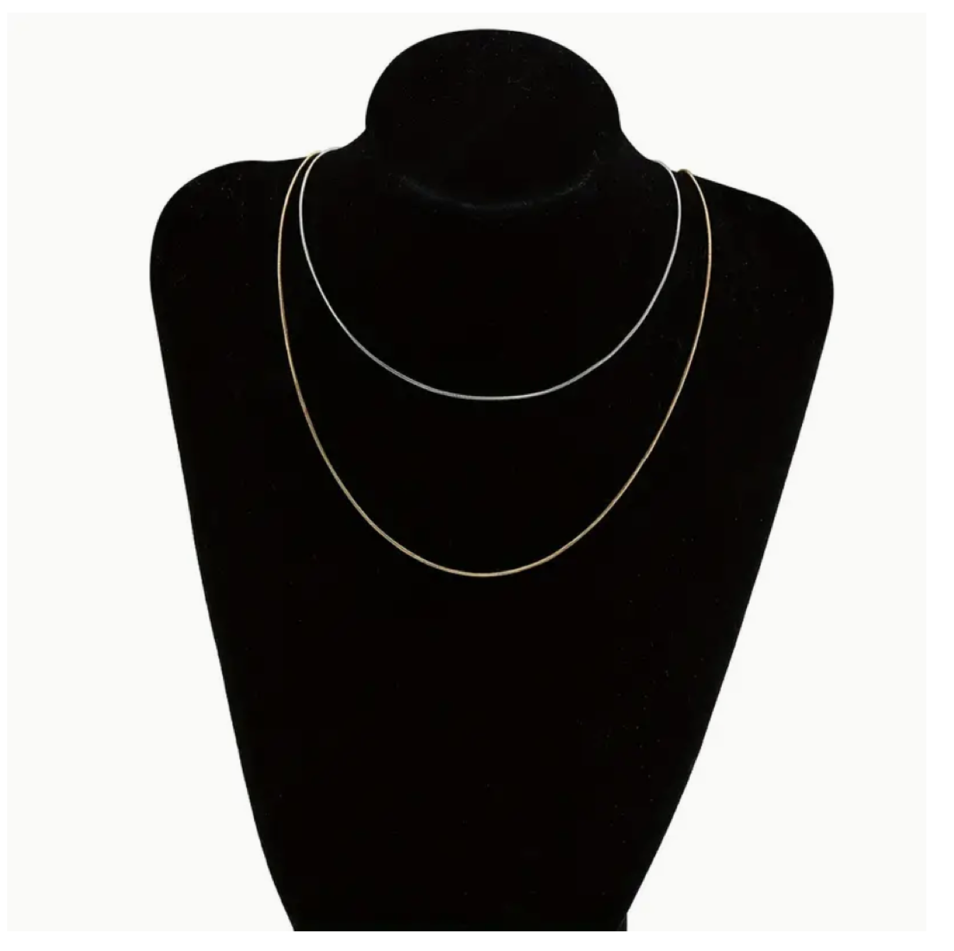 Simple and Nice Adjustable 0.1 cm Herringbone Necklaces