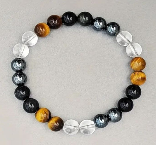 Healing & Protection Bracelet With Four Semi-Precious Stones