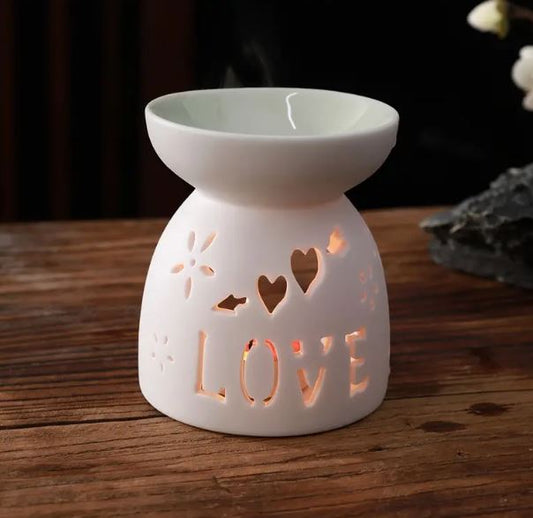 LOVE luminary ceramic burner