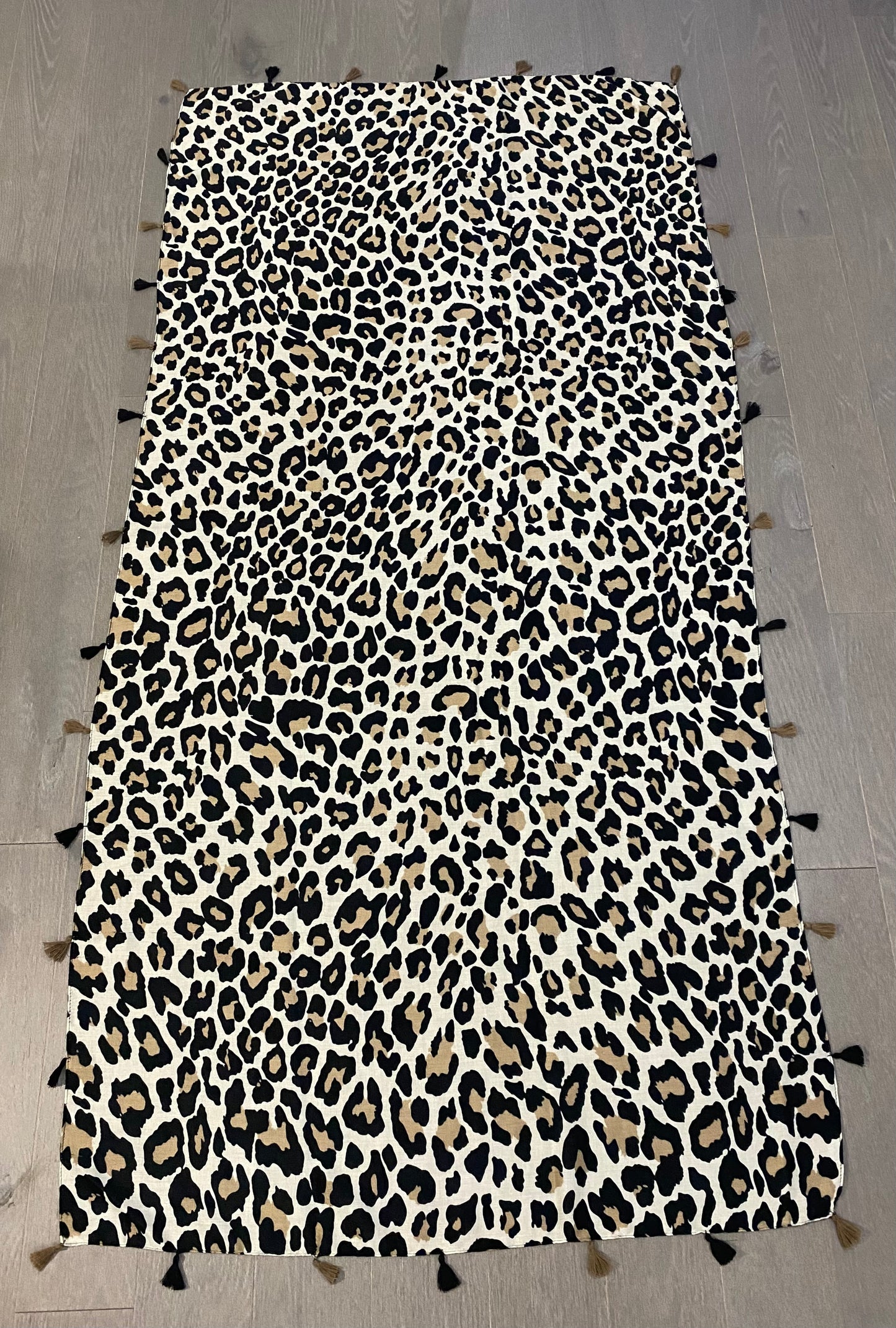 Soft and trendy animal print scarf, shawl or hijab