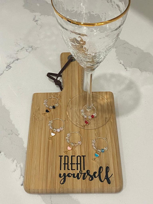 Wine glass charm set (5 units)